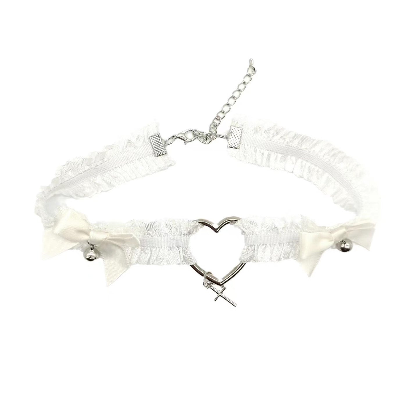 Love shape & cross lace jewelry Necklaces & Thigh collars
