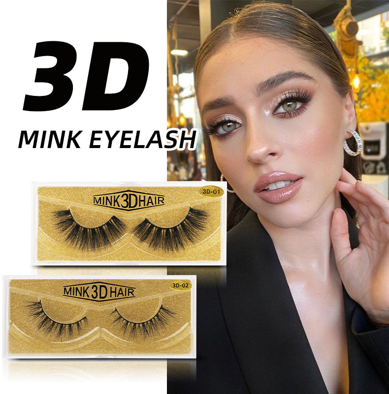 YU3GEMZ Enchant Mink Lashes DD Curl Strip Lashes Crystal Boxes